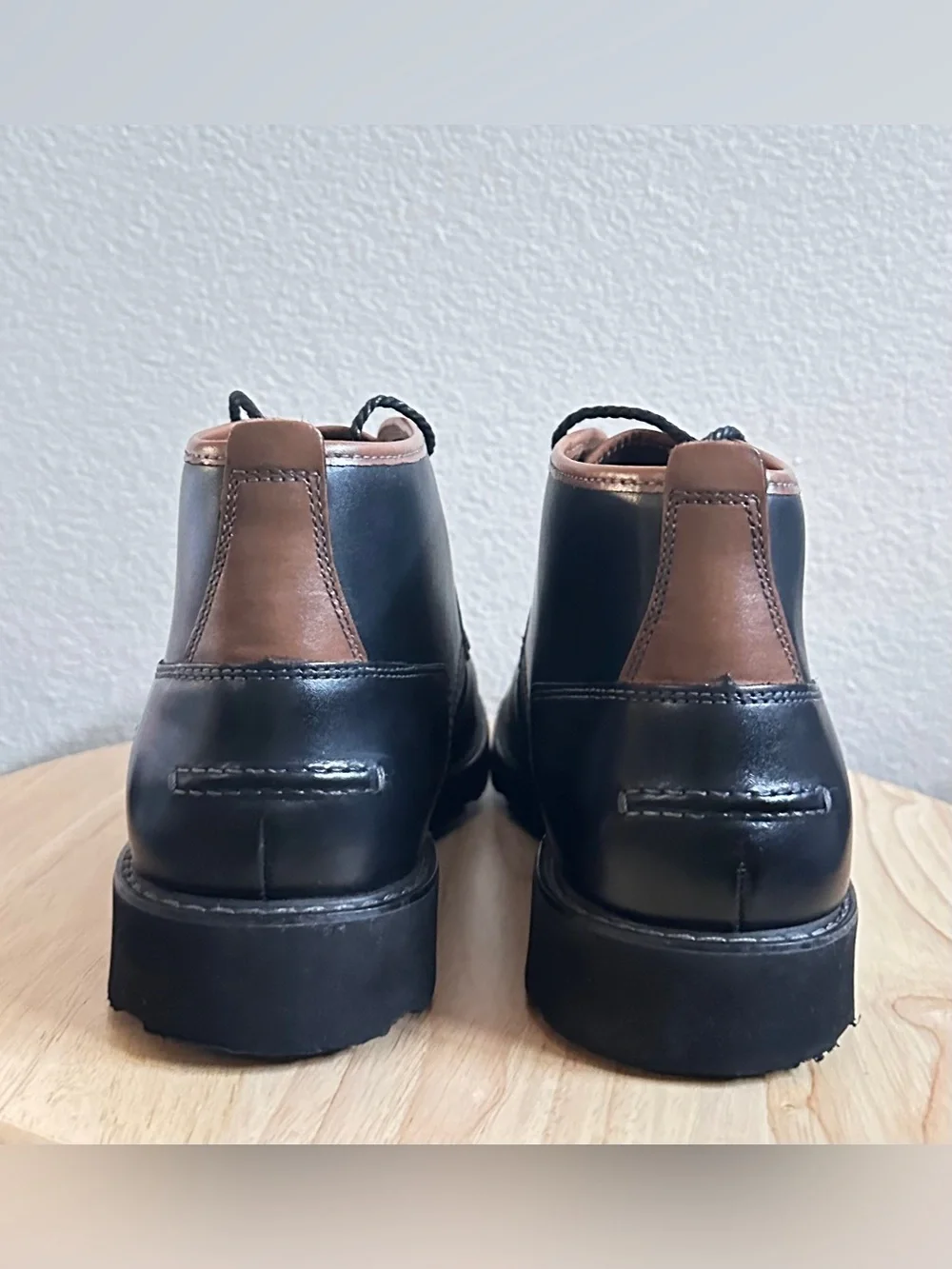 Florsheim Casey Chukka Boot 13255 Mens Black Leather Lace Up Dress Boot 9.5D